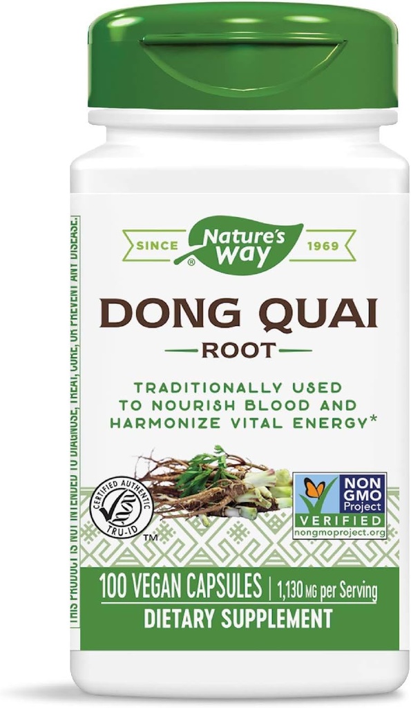 Camino de la Naturaleza Dong Quai Root, 565mg, 100 cápsulas (Pack of 2)