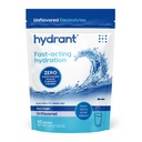 Hydrant - Bulk Hydration Powder, Unflavored, 50 Servings Fast Acting Electrolyte Rehydration Powder - Zero Sugar Flavorless Drink Mix for Daily Use, Travel & Workouts