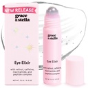 Grace &amp; stella Under Eye Serum - Retinol &amp; Caffeine Eye Serum for Puffiness, Dark Circles, Wrinkles - Vegan Skincare