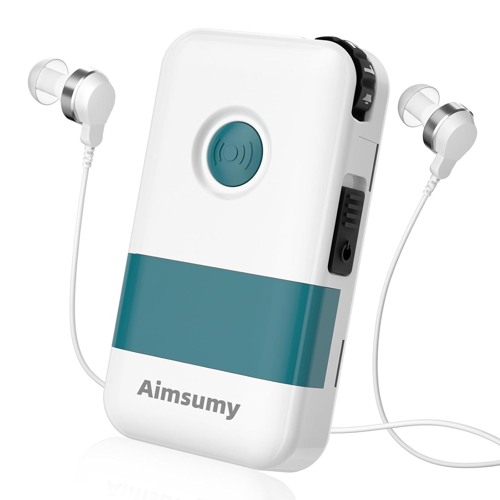 Hearing Aids for Seniors Severe Hearing Loss Recargable con Noise Canceling Hearing Aid- Personal Sound Hearing Amplifier PSAP-65dB Ganancia adecuada para pérdida de Audiencia Mild-to-Profound