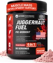 Juggernaut Fuel Preworkout. 30 Serviciones. Azúcar Gratis, Sin Dulces Artificiales, Fórmula Libre de Creatina con Beta-Alanina para la Energía y la Hidratación. Hecho en EE.UU.