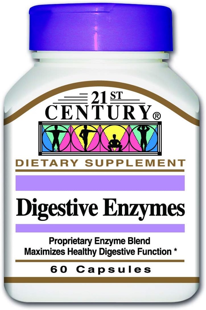 Enzymes Digestivos del siglo XXI Capsules, 60 Conde (Pack of 2)