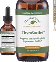 Native Remedies ThyroSoothe - All Natural Herbal Supplement Soothes The Thyroid Gland - Supports Systemic Balance in The Endocrine System and Thyroid Gland - 59 mL