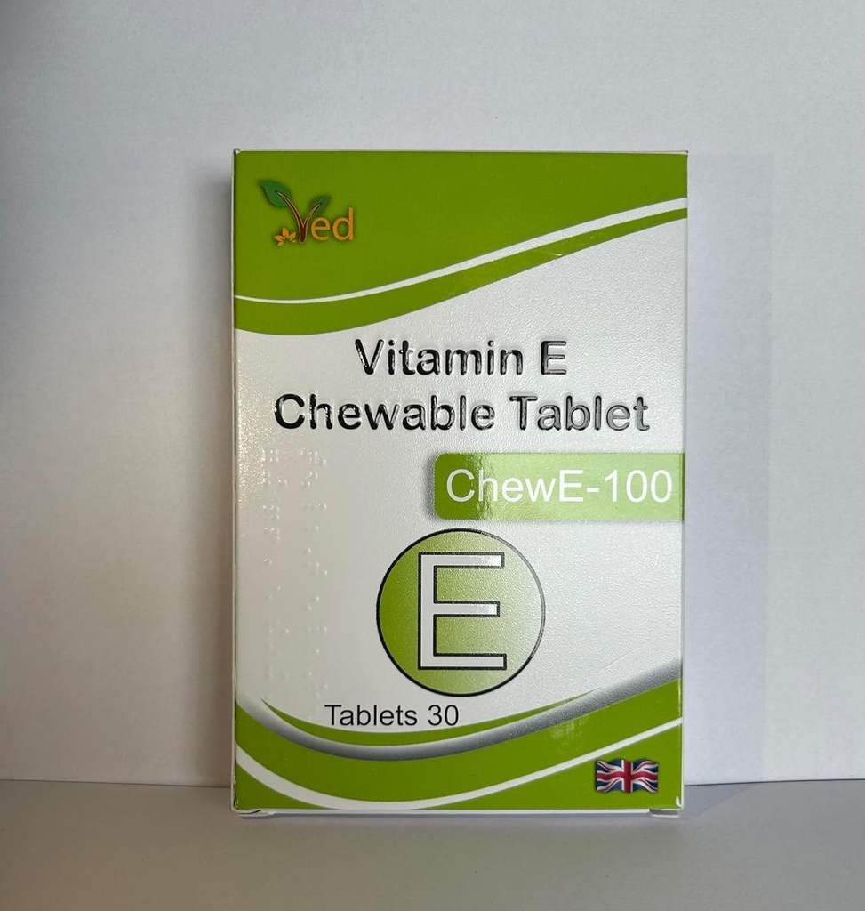 Ved Vitamina E 100 MG CHEWABLE Tablet (Pack of 30)