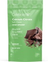 Celebrar vitaminas Bariatric 500mg Calcio Citar cerdas blandas con 500 UI Vitamina D3 – Esencial para el bypass gástrico Pacientes " Bone Health - Sugar " Gluten Free, Chocolate (90 Chews)