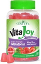 21st Century Healthcare VitaJoy Extra Strength Melatonin 10 mg Gummies, Strawberry, 60 Conde, Rojo, 0.43 libras, (Pack of 1)