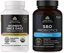 Probióticos Certificados Orgánicos Regenerativos de la Nutrición Antigua, Femenino Once Daily, 30 Cuenta + Probióticos SBO, Ultimate, 60 Cuenta