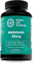 30mg Melatonin Gummy ← Alto Dose Asistencia para el sueño para adultos ← Formulación Avanzada de un día a uno Hecho con Mangas Doradas por Apple ANTE Vegan, Non-GMO (30 Conteo)