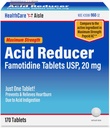 HealthCareAisle Famotidine 20 mg, 170 Tabletas, Maximum Strength Acid Reducer, Prevents and Relieves Heartburn Debido a la indigestión de ácido
