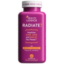 Lógicas de salud Radiate ¦ Hair Skin &amp; Nails with Biotin, BioCell Collagen, Vitamina C, Hyaluronic Acid ← Clínicamente Evaluado para reducir líneas faciales, arrugas, cuervos Pie &amp; Promocionar Confort Conjunto