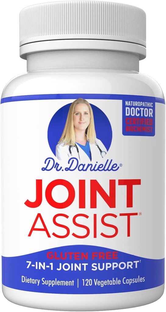 Doctor Danielle Joint Assist - Glucosamine Chondroitin Turmeric Msm Boswellia - Joint Support ' Relief - 120 Capsules