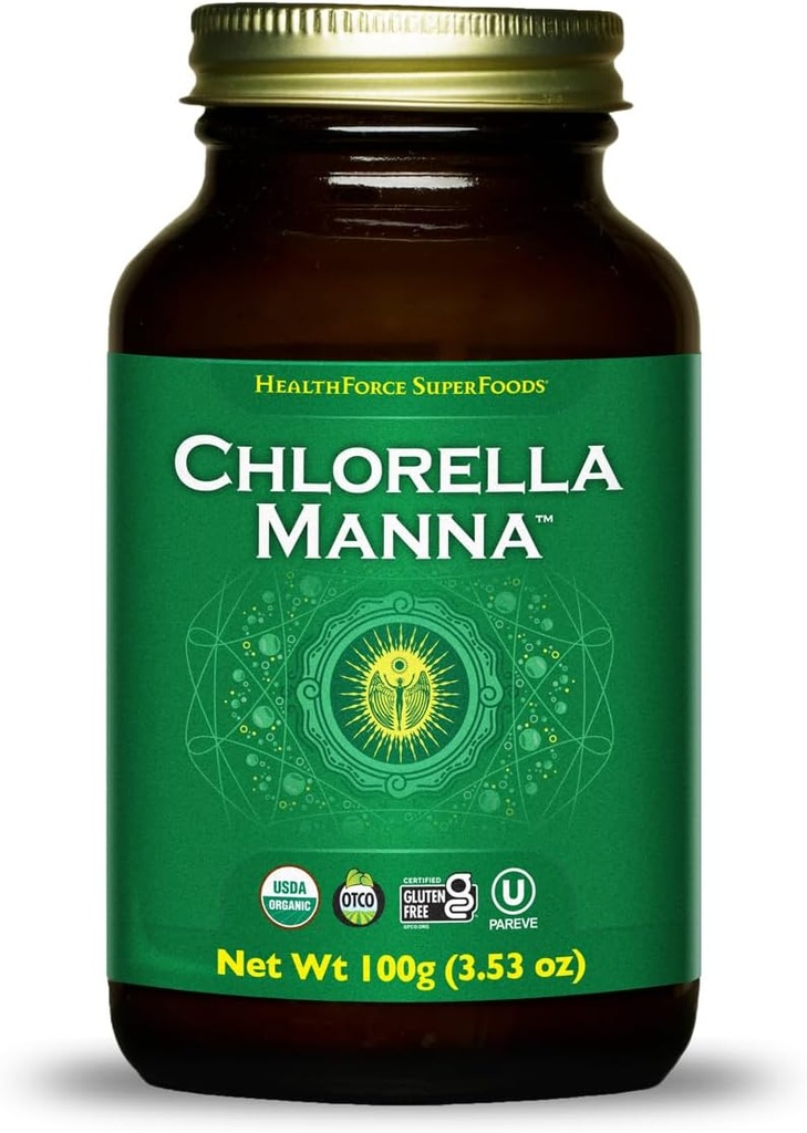 SaludForce SuperFoods Chlorella Manna - Polvo - 100 Gramos