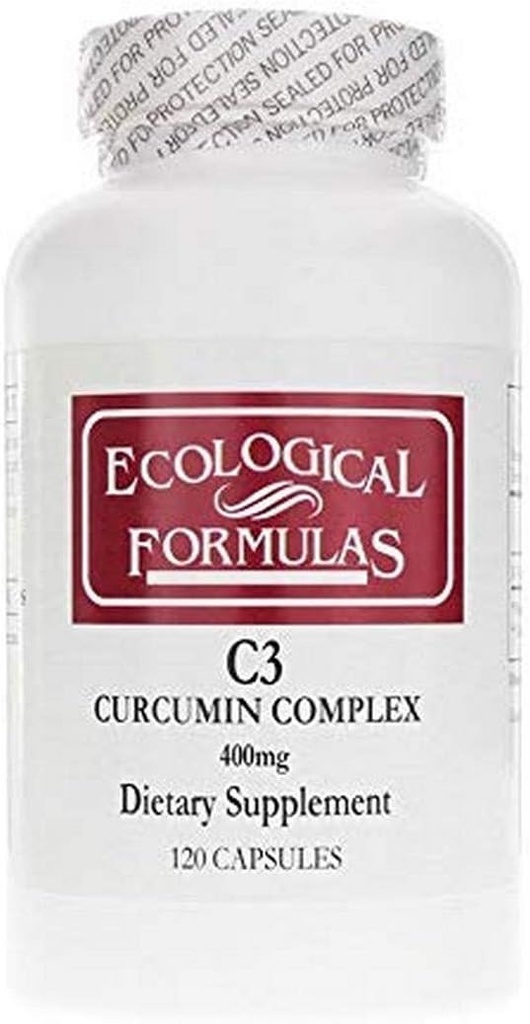 Formulas ecológicas Complejo de Curcumin C3 400 Mg,120 Conde