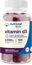Nutricost Kids Vitamina D3 Gummies 2.500 UI (62.5mcg), 120 Gummies - Mixed Berry Flavored