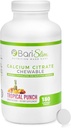 Citrate de calcio bariSlim Bariatric con placas de Magnesio y Vitamina D - 500 mg de Citrate de Calcio por Servir - Formulado para Pacientes Después de la Pérdida de Peso Cirugía