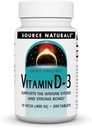 Fuente Naturales Vitamina D-3 400 UI 200 tabletas