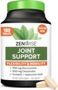 Zenwise Health Joint Support Supplement with Glucosamine Chondroitin MSM, Curcumin & Sulfate - Joint Health for Women ' Men - Mobility & Flexibility Support for Knee, Cartilage & Bone - 180 Count