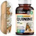 BIO KRAUTER Quinine for Leg Cramps Capsules 500 mg - 100 Conde - Cinchona Bark Powder - Quinine Capsules - Vegan, No Fillers
