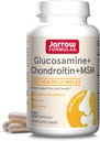 Jarrow Formulas® Glucosamine + Condroitina + MSM Capsules, Suplemento de Soporte Conjunto con Vitamina C y Manganese, 30 cápsulas, 120 Day Supply