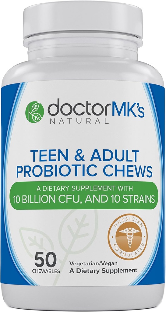 Teen/Adult Probiotics Chewable by Doctor MK's®, Sugar Free