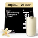 Huel Black Edition ¦ Vanilla 40g Vegan Protein Powder ← Nutricionalmente Completa Meal Silencio 27 Vitaminas y Minerales, Gluten Gratis Silencio 17 Servings peru Scoop no incluido para reducir el plástico