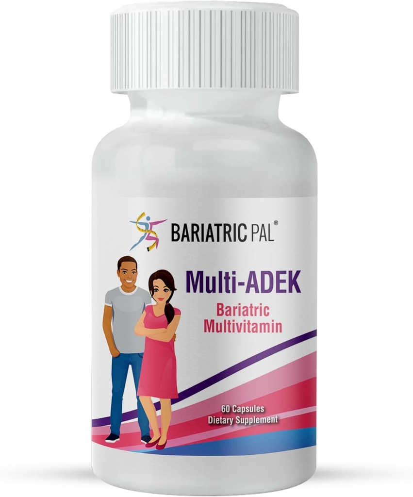 Cápsulas multivitamínicas de BariatricPal Multi-ADEK (60 Cuenta)
