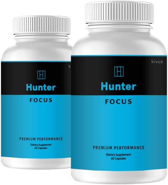 Capsulas de enfoque Hunter - Hunter Focus Advanced Health Capsules (2 Pack, 120 Capsules)