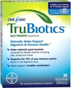 TruBiotics Daily Probiotic, 30 cápsulas - Gluten Free, Soy Free Digestive + Immune Health Support Suplemento para Hombres y Mujeres