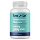 BESTVITE Liposan Ultra Chitosan 500mg (240 cápsulas) - Más rápido Patenado Actuando Than Regular Chitosan - No Stearates - No Fillers