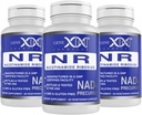 Fórmulas Genex NR Nicotinamide Riboside 300mg (3 Pack) NAD+ Precursor para el envejecimiento saludable - GMP-Certificado, no GMO, libre de gluten, vegetariano