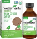 Wellements Organic Daytime Baby Cough Syrup ¦ Soothes Occasional Cough Due to Dry Throat*  2 Fl Oz, 4 Months +