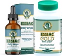 Essiac Power Bundle Tea Daily Drops Gold w /AHCC Mushroom Extract!
