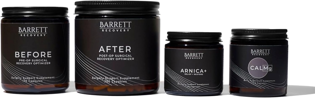 Último programa de suplementos de cirugía post - Antes, Después, Calmg, Arnica+