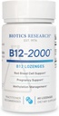 Biotics Research B12-2000TM Vitamina B12 2000 mcg, B6, Folate–B12 Sublingual Lozenges, Methylation Support Supplement, High Potency, Highly Absorbable, Natural, Berry Flavor, Dissolves Easily–60 Count