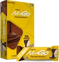 NuGo Protein Bar, Chocolate Banana, 13g Protein, Gluten Free, 15 Conde