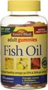 Nature Made Fish Oil Adult Gummies - Orange Lemon & Strawberry Banana 90 Ct, Pack de 2