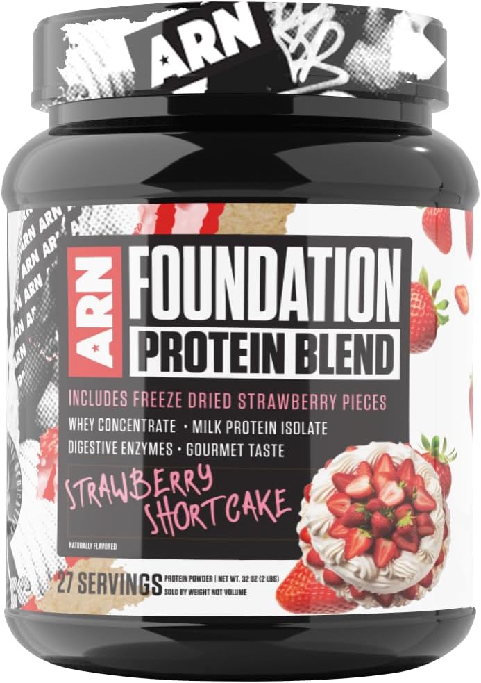 Arms Race Nutrition ← ARN ¦ Fundación Protein Blend (2 libras, tarta de fresa)