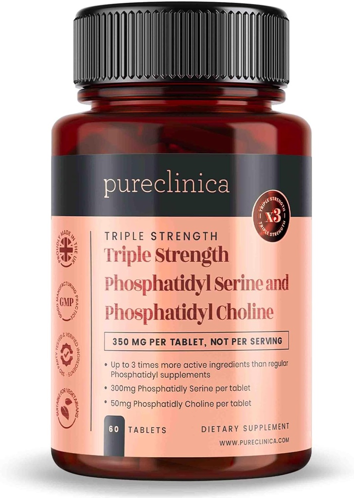 purclinica Triple Strength Phosphatydyl Serine y Phosphatidyl Choline x 60 Tablets