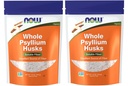 NOW Foods Psyllium Husks Whole, 16 Oz (Pack of 2)