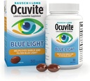Ocuvite Blue Light Lutein " Zeaxanthin Supplement, Eye Vitamin for Eye Strain, Vision " Ocular Health Support, Softgels for Screen " Sunlight Exposure, 30 Softgels