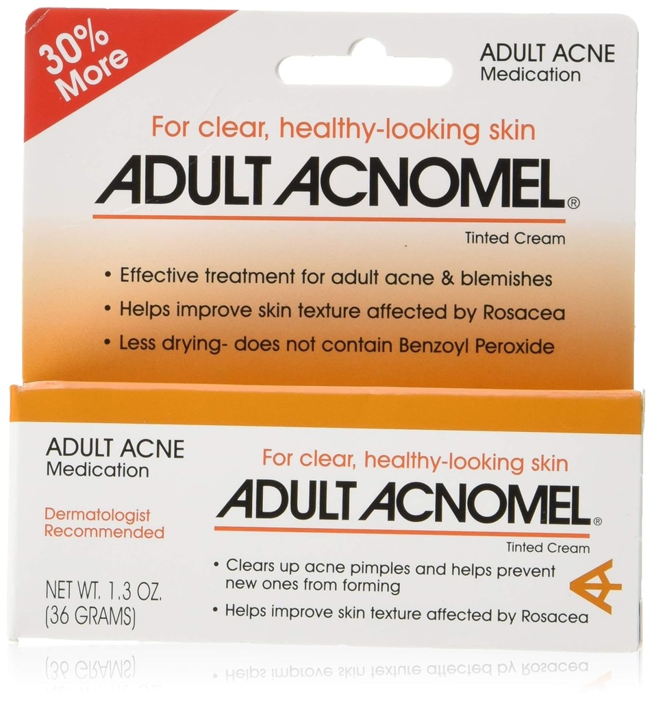Medicación de acnomel adulto 1.3 Oz (Pack of 2)
