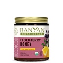 Banyan Botanicals Organic Elderberry Honey – Con Sambucus, Amla &amp; Marshmallow – Elderberry Immune Support for Kids &amp; Adults* – 8.25 Oz – Raw, Unfiltered, Pollinator-Friendly, Sosteniblemente Fuented, Fair Wild