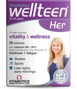 Vitabióticos Wellteen Her - Apoyo nutricional para Adolescentes y Jóvenes Edades 13-19 - 30 Tabletas