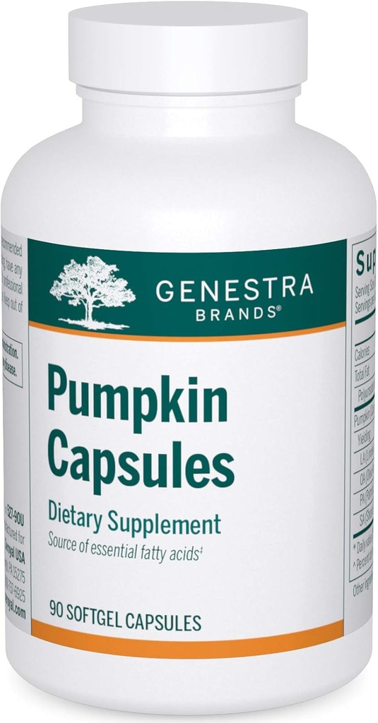 Genestra Marcas Calabaza capsules ← Soporta Membranes Celulares y Salud de la Esquí TENIDO 90 cápsulas