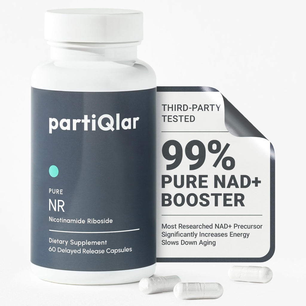 Nicotinamide Riboside (NR) 500mg – Suplemento NR de Salud Celular, Anti-Envejecimiento, Energía y Metabolismo Apoyo – Suministro de 2 meses (60 cápsulas)