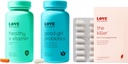 Love Wellness The Killer, Good Girl Probiotics &amp; Healthy V Vitamin TENIDO Triple Amenaza Vaginal Suppository Kit TENIDO Vitaminas y Suppositorios de acción rápida para la salud vaginal - Ayuda a apoyar el olor saludable > pH