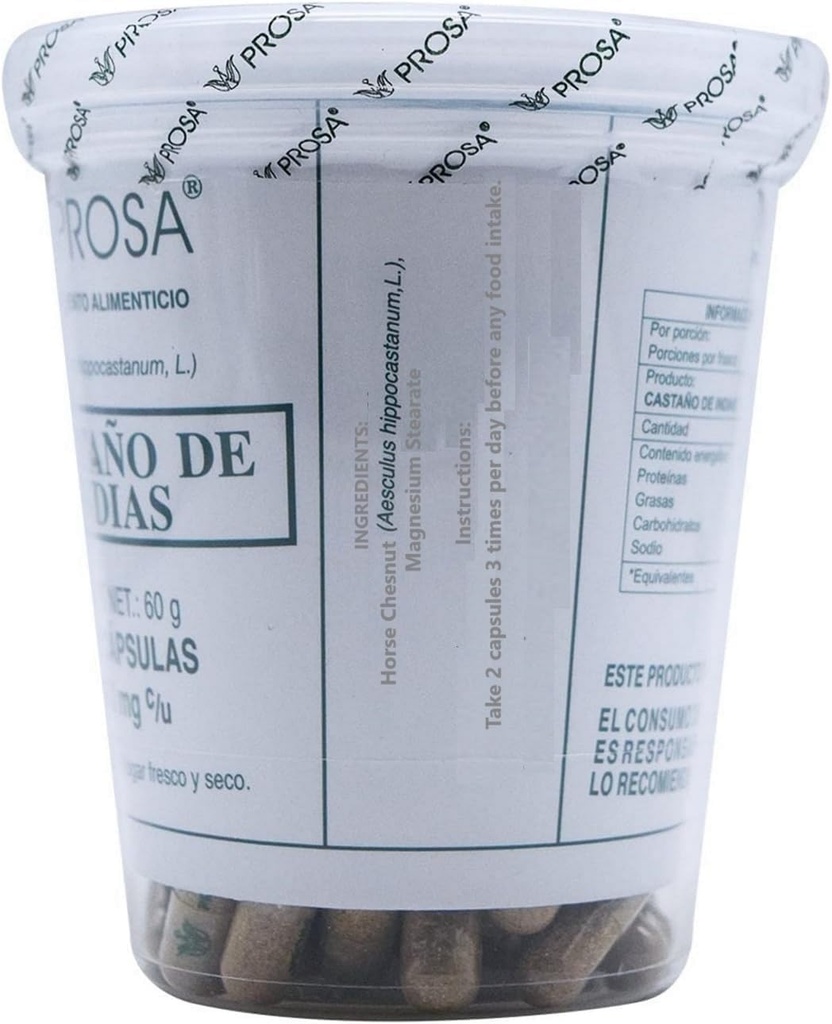 Castaño de caballo, Prosa, 150 cápsulas