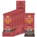 EatToHeal Cherry Real Food Bar - Organic Vegan Healthy Gluten Free Protein Bares - Low Sugar Meal Replacement Bar, Non GMO, Never Baked, Plant Based - Crafted to Enjoy, Not Sit on Shelves