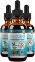 Rejuvica Health IntestiClear - Advanced Intestinal Cleanse Support for Humans - All-Herbal Liquid Formula for Fast Absorption - Bonus Liver Support - Wormwood, Black Walnut, Ginger y Más