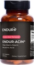 ENDUR-ACIN Niacina, Salud del Corazón &amp; Colesterol Healthy Balance Suplemento, Extended Release for Optimal Absorption, Gluten Free, 500mg (200 Tablets)